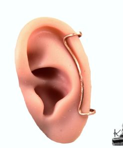 Alternative view of "L'Arceau" - Ear Cuff Cuivre Martelé