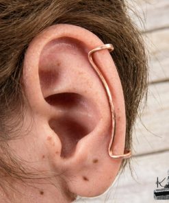 "L'Arceau" - Ear Cuff Cuivre Martelé – Image 5