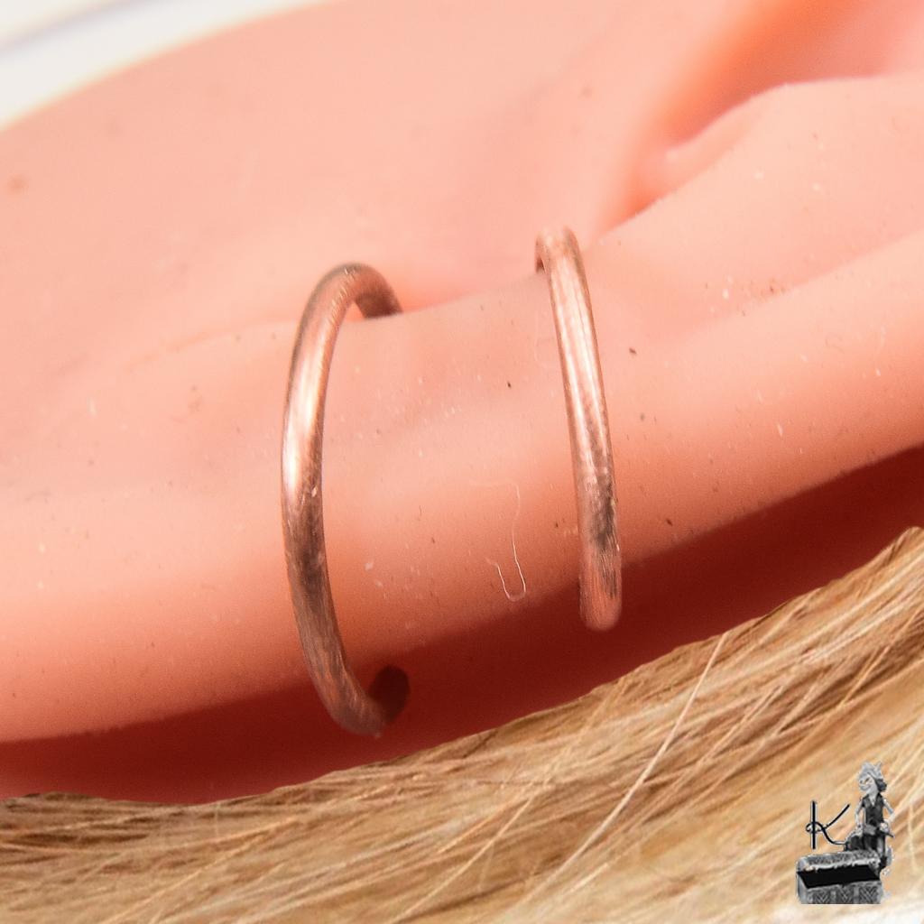 Ear Cuff Double Onde - Cuivre pur artisanal – Image 4