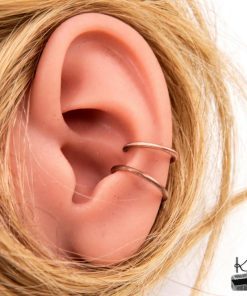 Ear Cuff Double Onde - Cuivre pur artisanal – Image 3