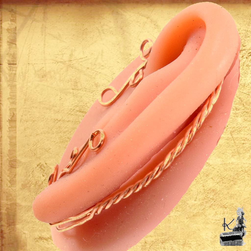 Ear Cuff Elfique en Cuivre - Volute d'Elwen | sans perçage – Image 4