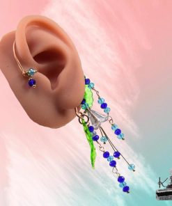 Tour d'oreille / ear-cuff Melyra - Rosée d'Azur – Image 3