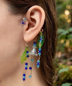 Tour d'oreille / ear-cuff Melyra - Rosée d'Azur – Image 4