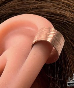Ear cuff Rhun - cuivre texturé – Image 3