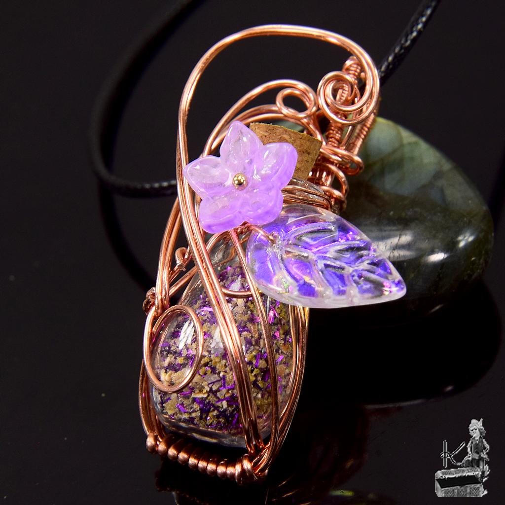 Pendentif « flacon de potion » Hia – Image 3