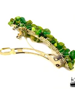 Barrette cheveux Sylve – jade – Image 3
