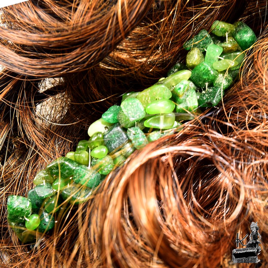 Barrette cheveux Sylve – jade – Image 5