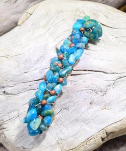 Barrette cheveux Ondine - opale bleue – Image 6
