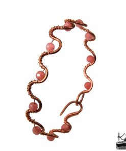 Alternative view of Bracelet Rozig - cuivre et morganite