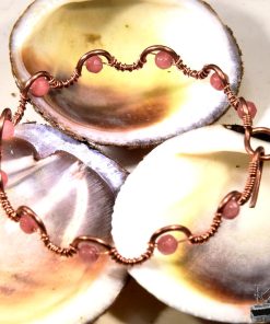 Bracelet Rozig - cuivre et morganite – Image 4
