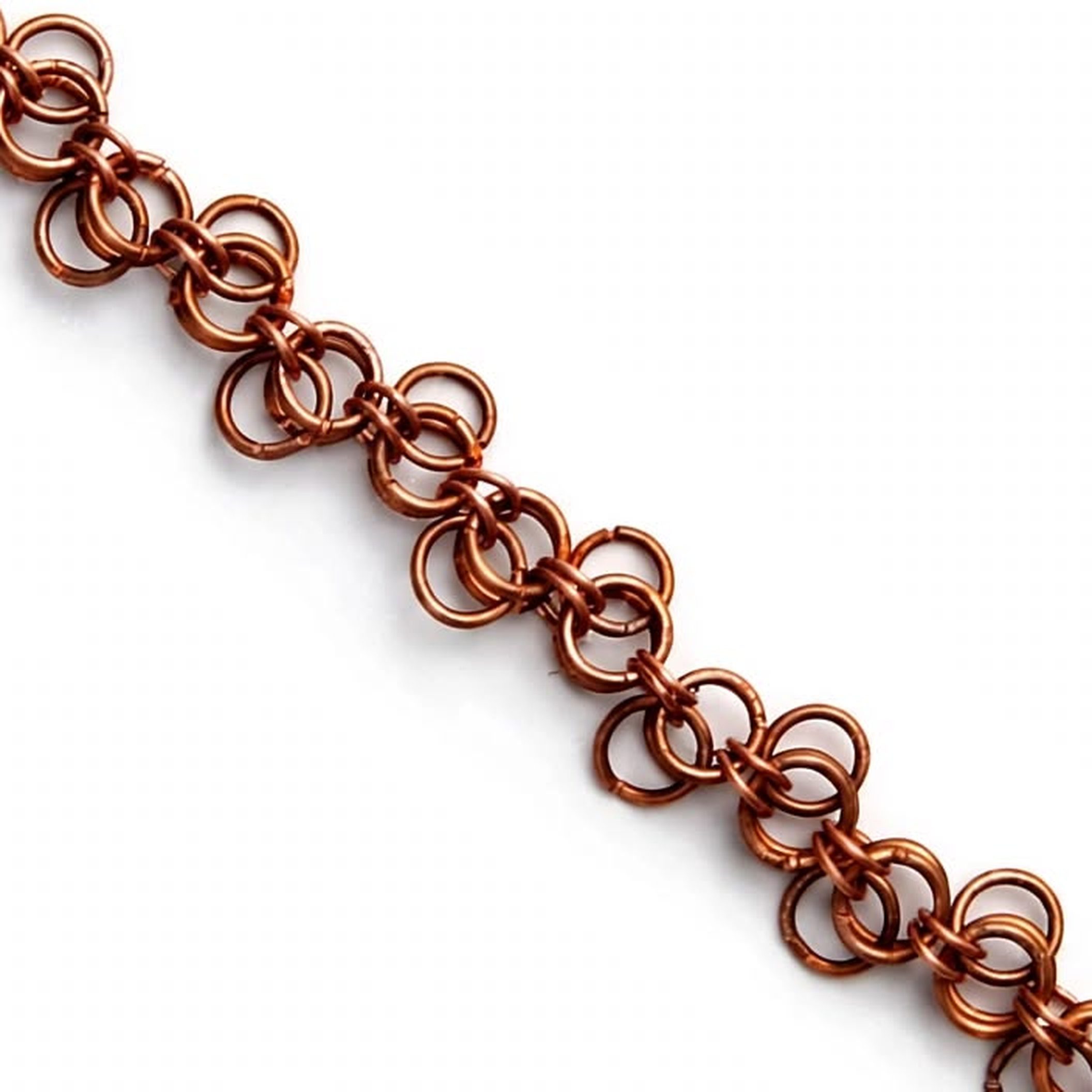 Bracelet en chainmaille Eimear - cuivre naturel – Image 5
