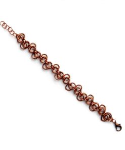 Bracelet en chainmaille Eimear - cuivre naturel – Image 4