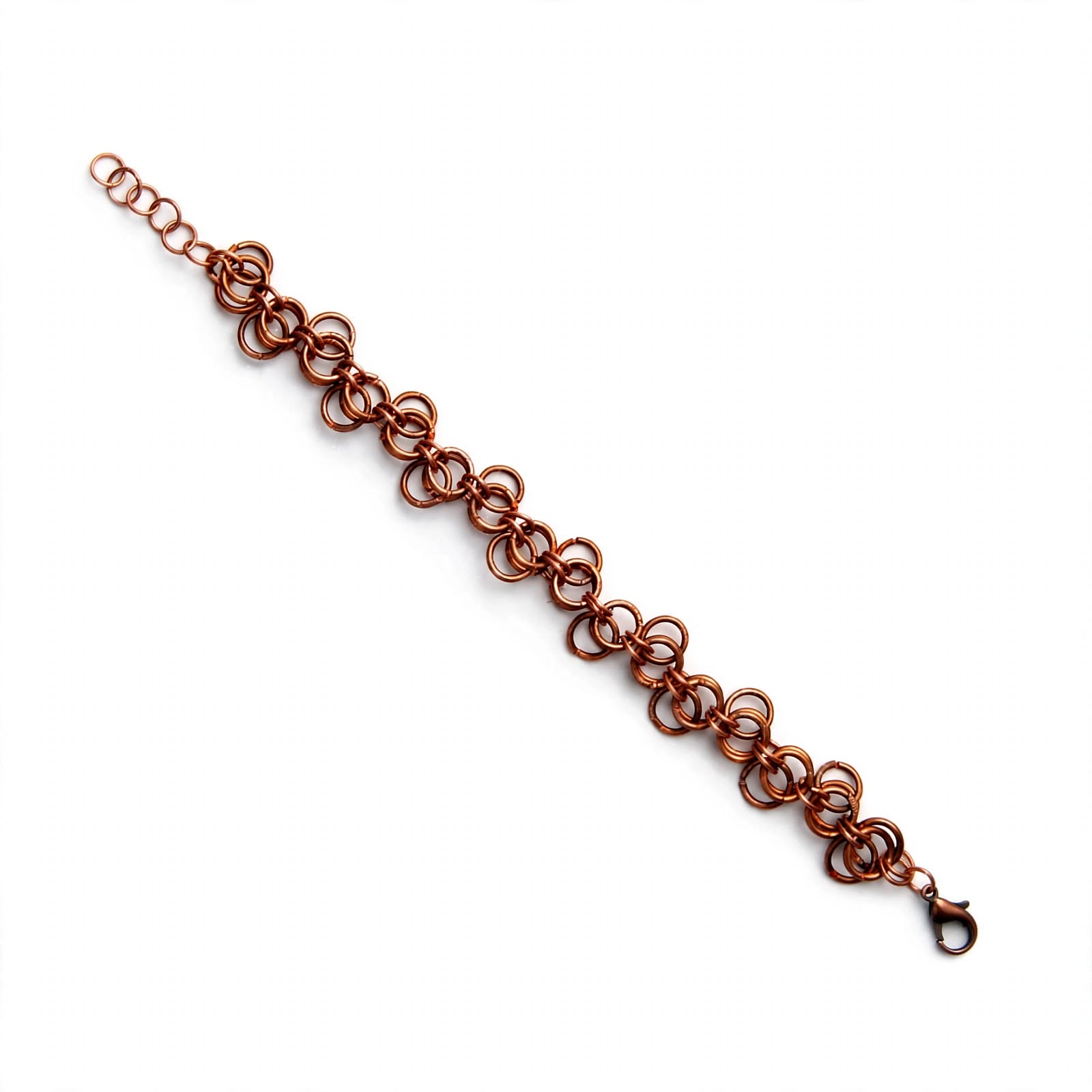Bracelet en chainmaille Eimear - cuivre naturel – Image 4