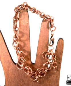 Alternative view of Bracelet en chainmaille Eimear - cuivre naturel