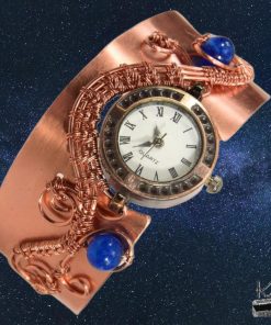 Bracelet Montre en cuivre Lira – pièce unique – Image 4