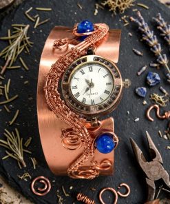 Bracelet Montre en cuivre Lira – pièce unique – Image 5