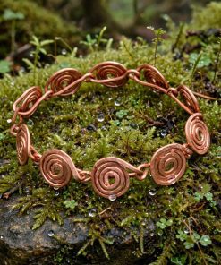 Bracelet Artisanal Spiralae en Cuivre Naturel – Image 5