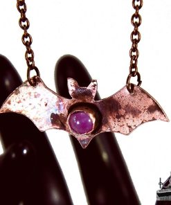 Collier Vespera - améthyste et cuivre patiné – Image 4