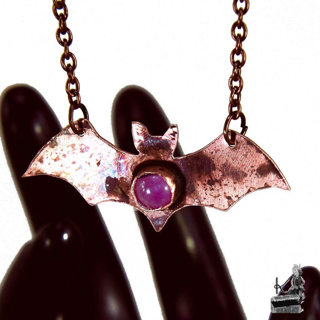 Collier Vespera - améthyste et cuivre patiné – Image 4