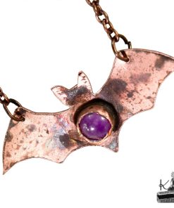 Collier Vespera - améthyste et cuivre patiné – Image 5