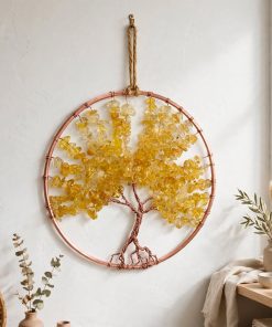 Décoration murale Liora - arbre de vie en citrine – Image 2