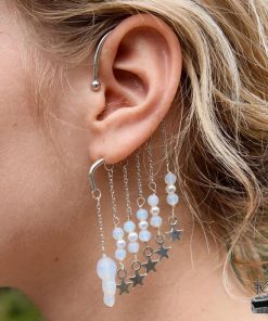 Tour d’oreille / ear-cuff Astrée - pluie d'étoiles – Image 3
