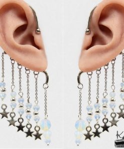 Tour d’oreille / ear-cuff Astrée - pluie d'étoiles – Image 4