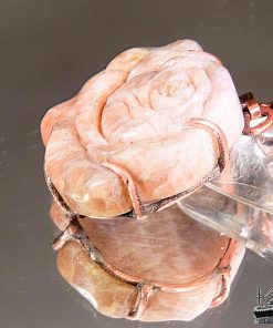 Pendentif Eglantine - pierre de lune sculptée main – Image 5
