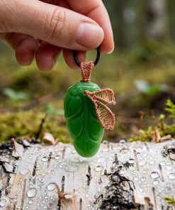 Pendentif Aelwen - Feuille de Jade – Image 5