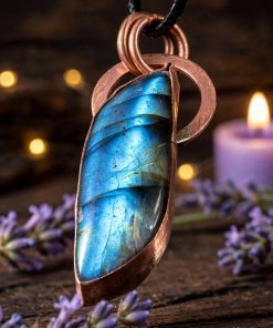 Pendentif Élyndra - labradorite naturelle – Image 5