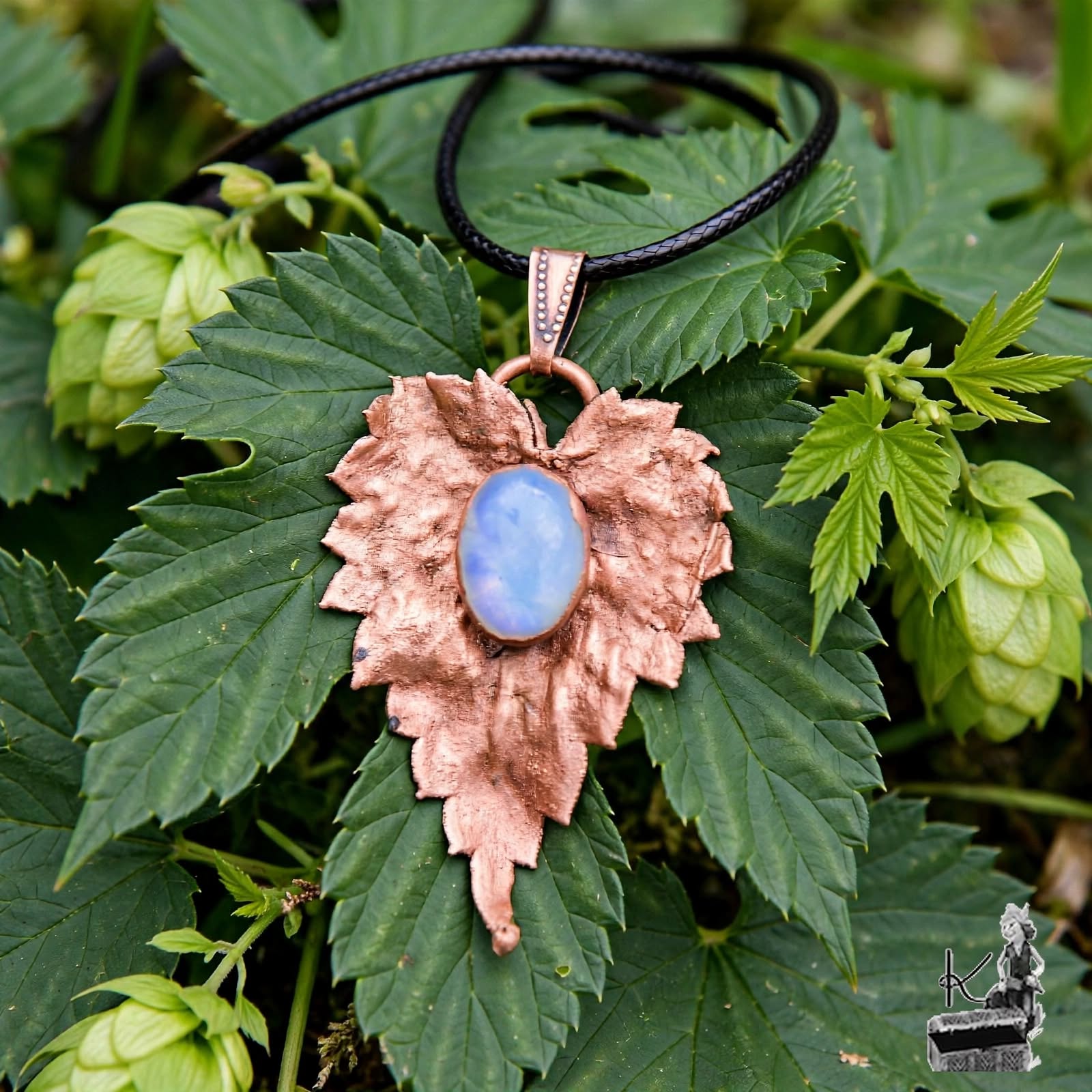 Pendentif Mabyn - cuivre et opalite – Image 6