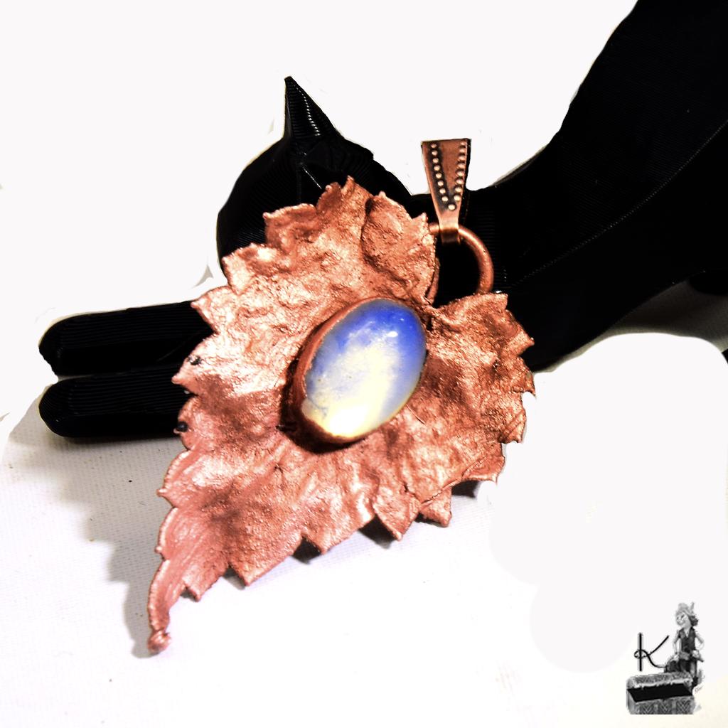 Pendentif Mabyn - cuivre et opalite – Image 5